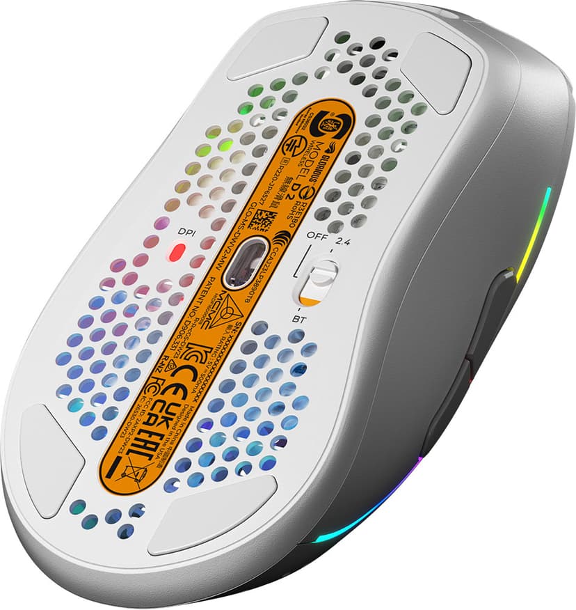 Glorious Model D2 Gaming Mouse Wireless RF Wireless + Bluetooth