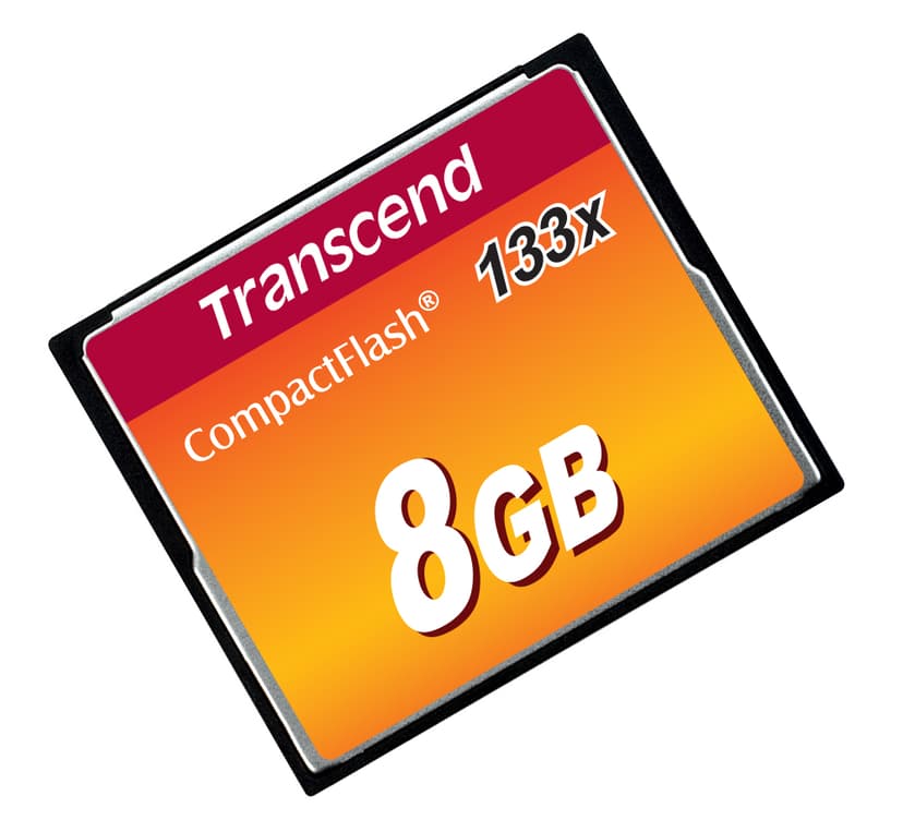 Transcend Flashminnekort 8GB CF MLC