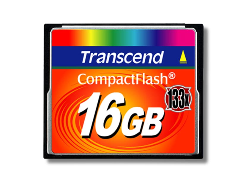 Transcend Flash-minneskort 16GB CF MLC