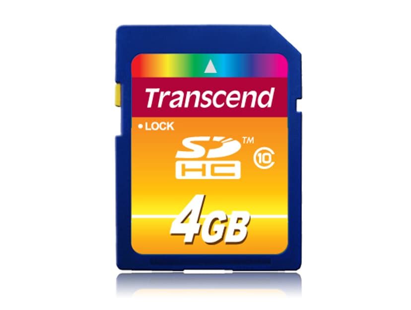 Transcend Flashminnekort 4GB SDHC NAND