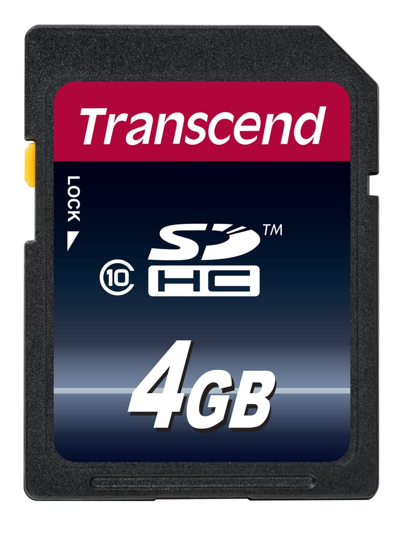 Transcend Flashminnekort 4GB SDHC NAND