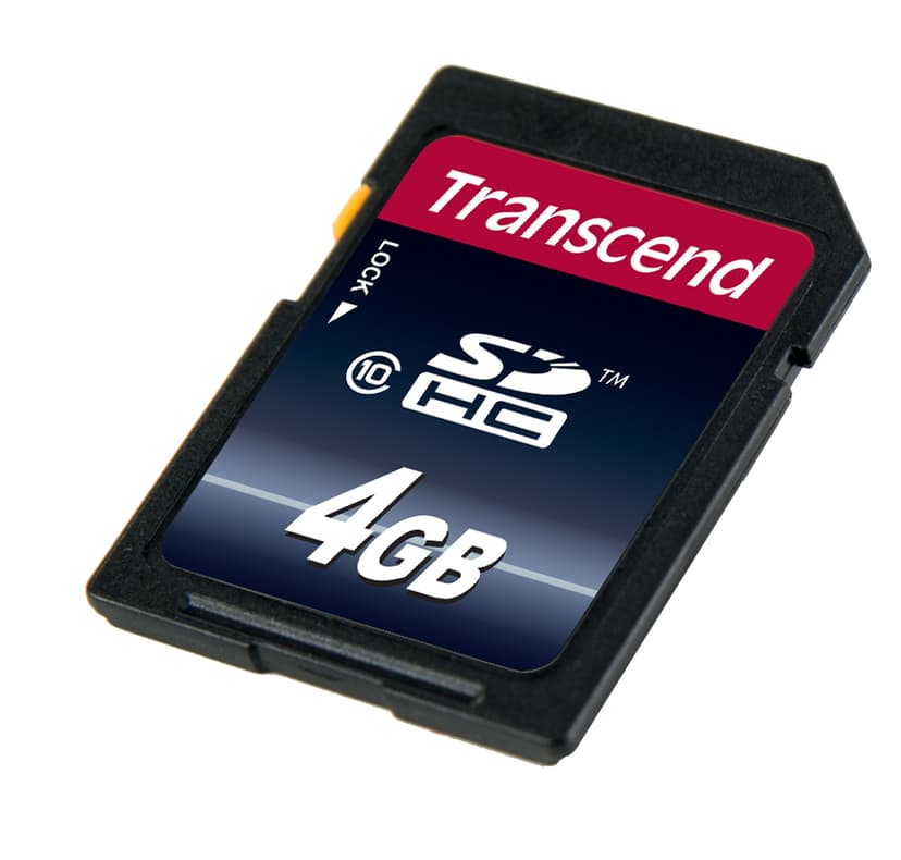 Transcend Flashminnekort 4GB SDHC NAND