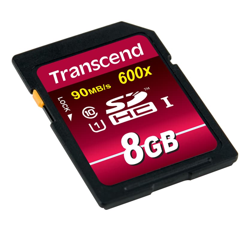 Transcend Flash-Minneskort 8GB SDHC MLC
