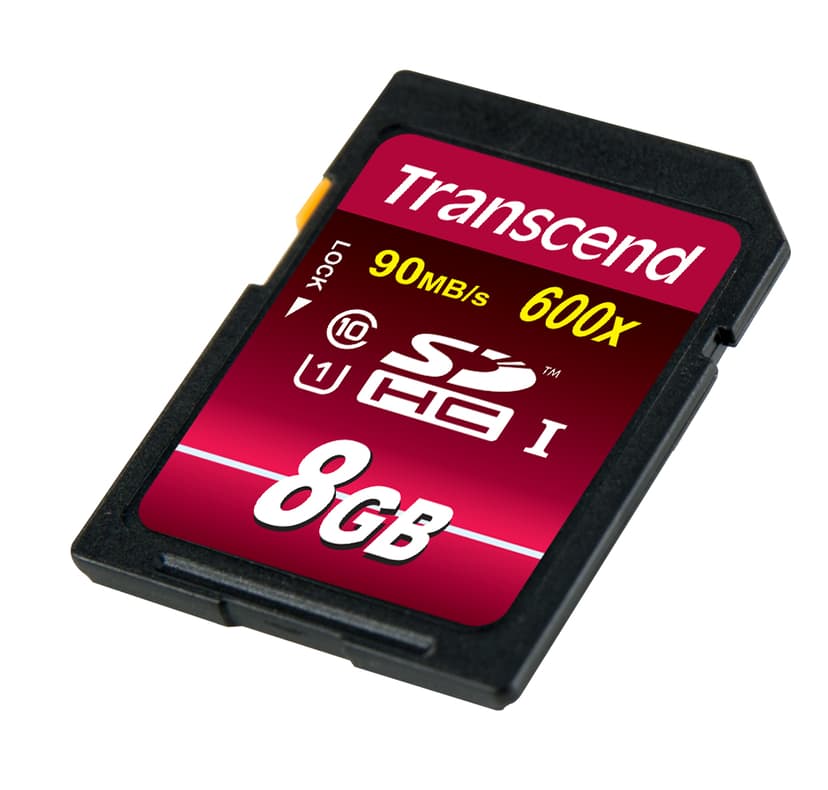 Transcend Flashminnekort 8GB SDHC MLC