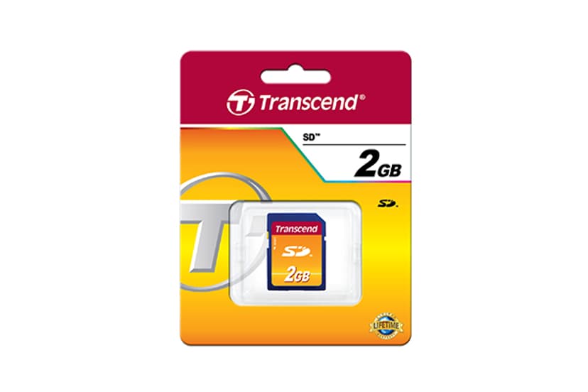Transcend Flash-hukommelseskort 2GB SD MLC