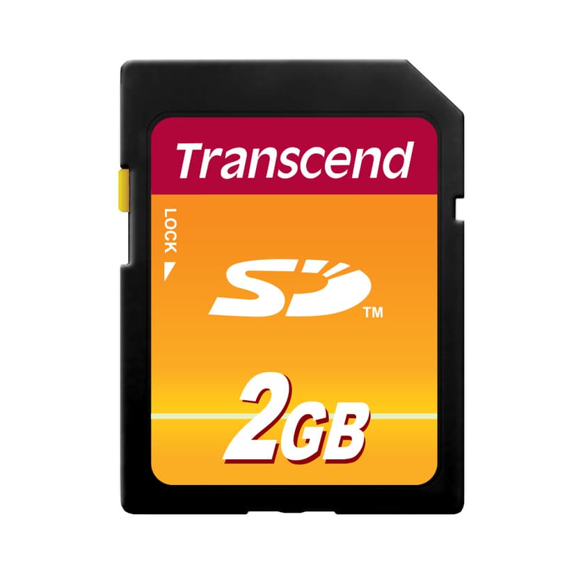Transcend Flash-muistikortti 2GB SD MLC