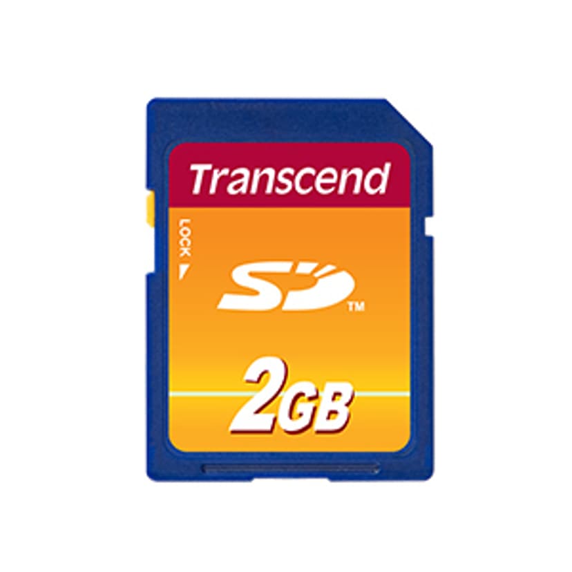 Transcend Flash-hukommelseskort 2GB SD MLC
