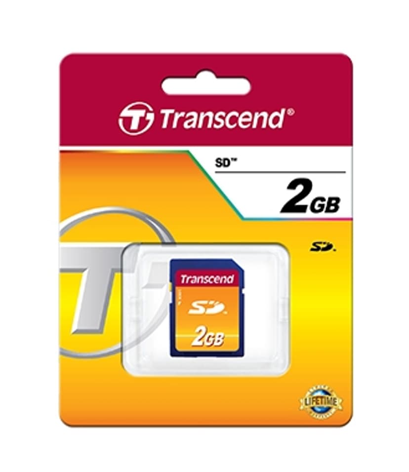 Transcend Flash-hukommelseskort 2GB SD MLC