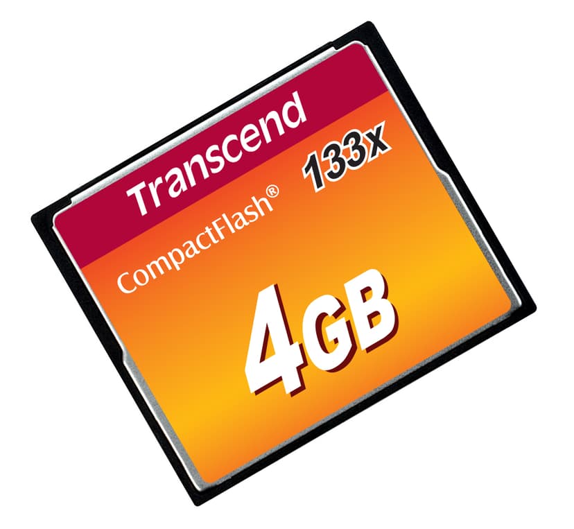 Transcend Flash-Minneskort 4GB CompactFlash MLC