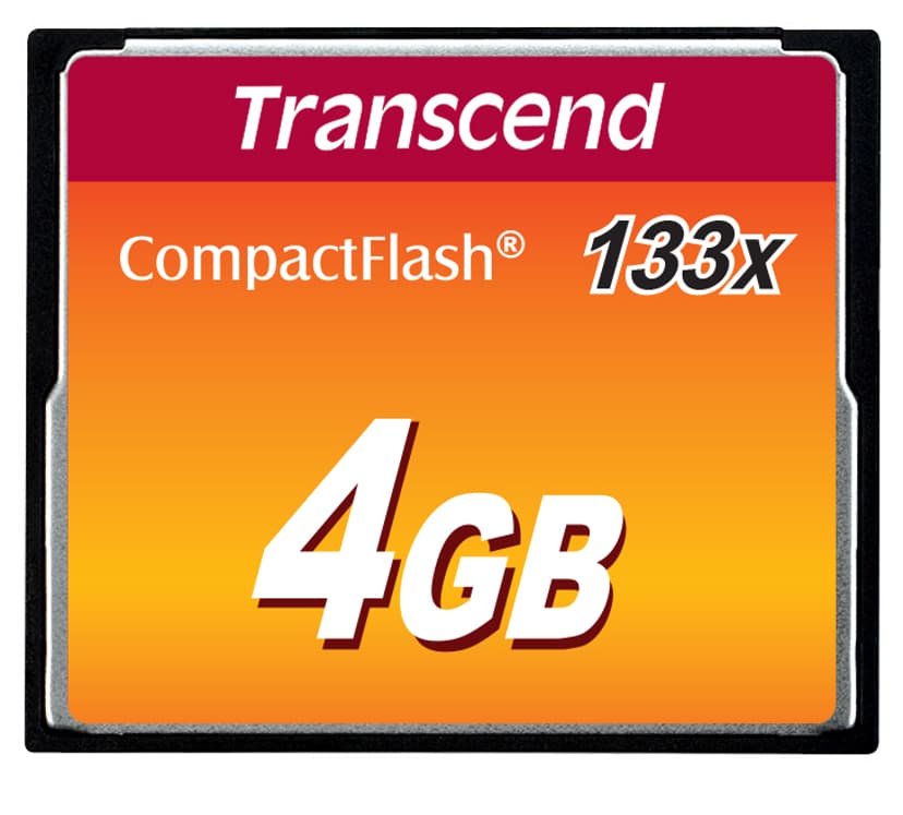 Transcend Flash-Minneskort 4GB CompactFlash MLC