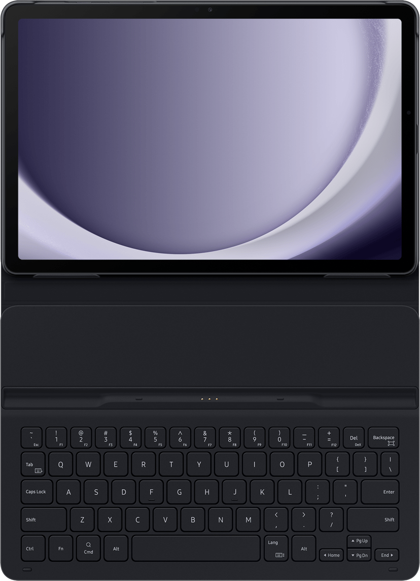 Samsung Book Cover Keyboard Slim Samsung Galaxy Tab A9+ Pohjoismainen Musta
