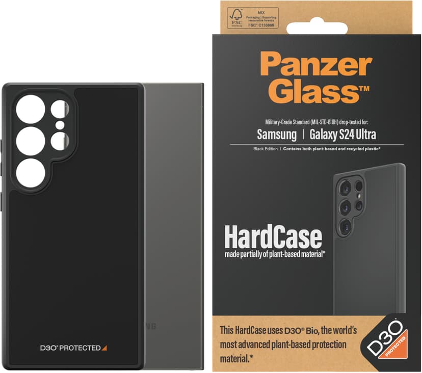 Panzerglass Hardcase With D3O Samsung Galaxy S24 Ultra Transparent