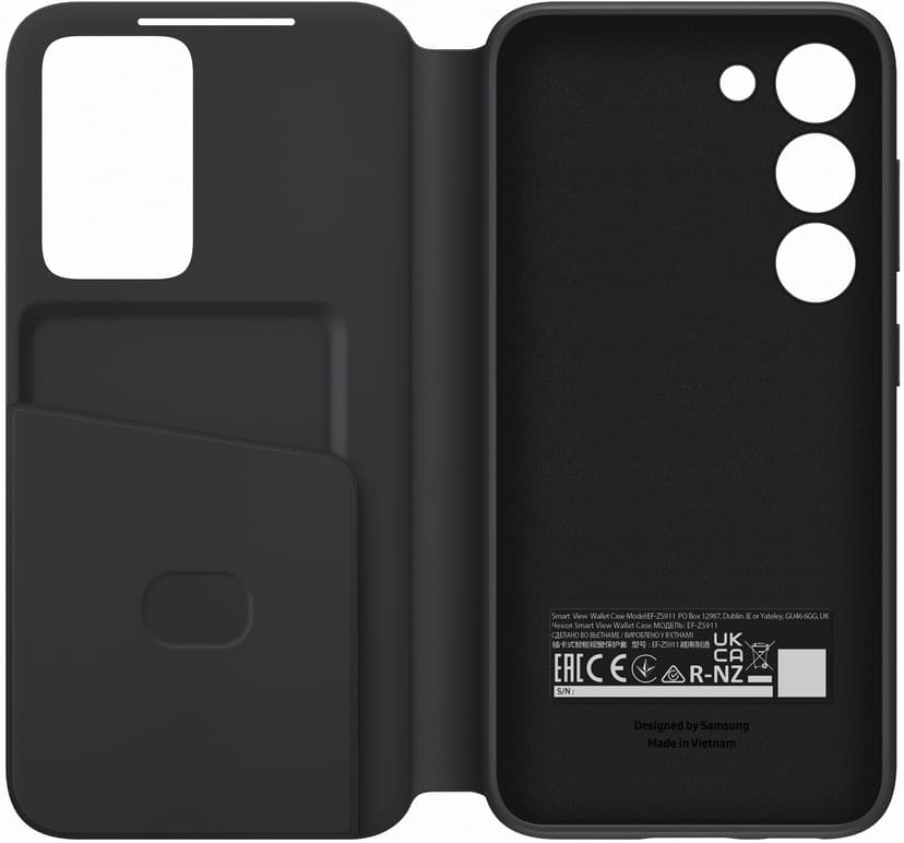 Samsung Smart View Wallet Case Samsung Galaxy S23 Svart