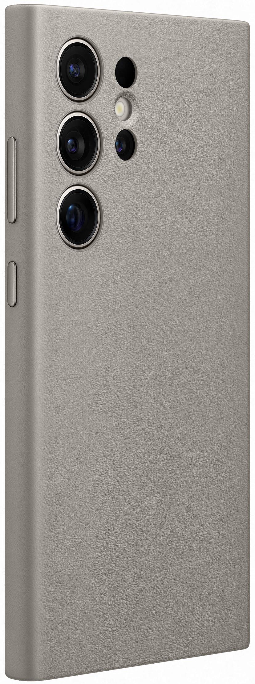 Samsung Vegan Leather Case Samsung Galaxy S24 Ultra Taupe