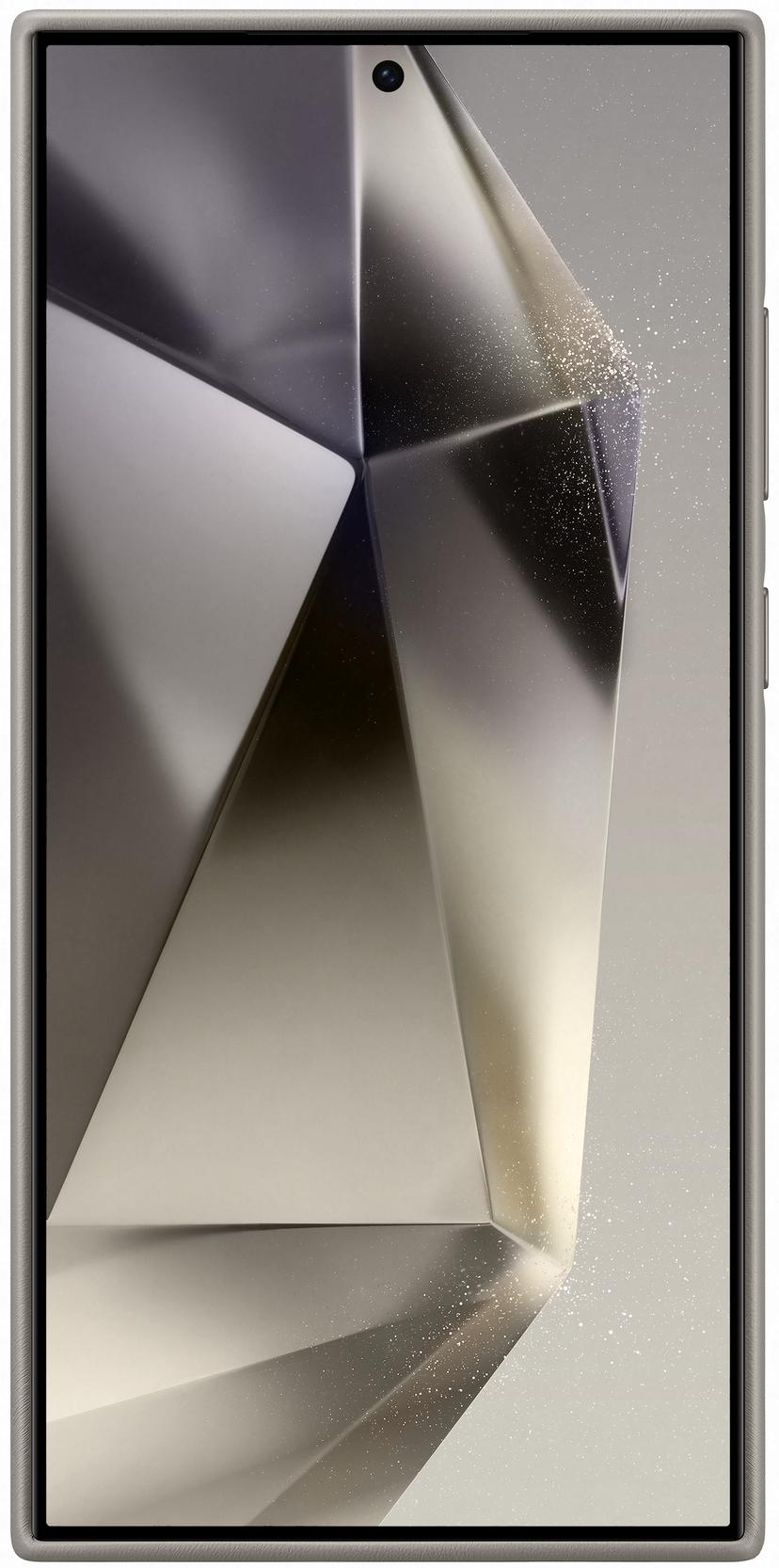 Samsung Vegan Leather Case Samsung Galaxy S24 Ultra Taupe / brun