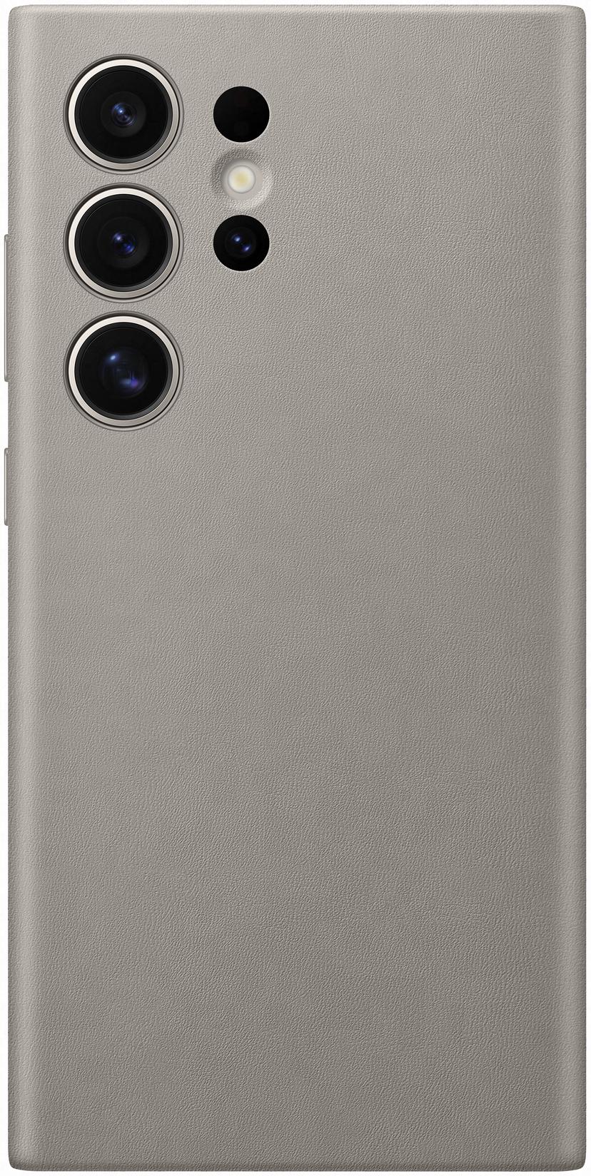 Samsung Vegan Leather Case Samsung Galaxy S24 Ultra Mullvadsgrå