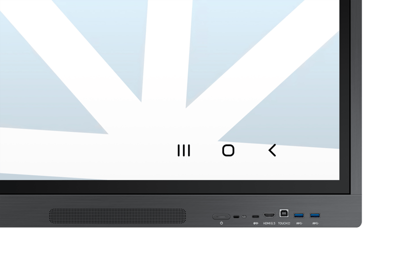 Samsung WA75D 75" Interactive Whiteboard UHD IR Touch Grå