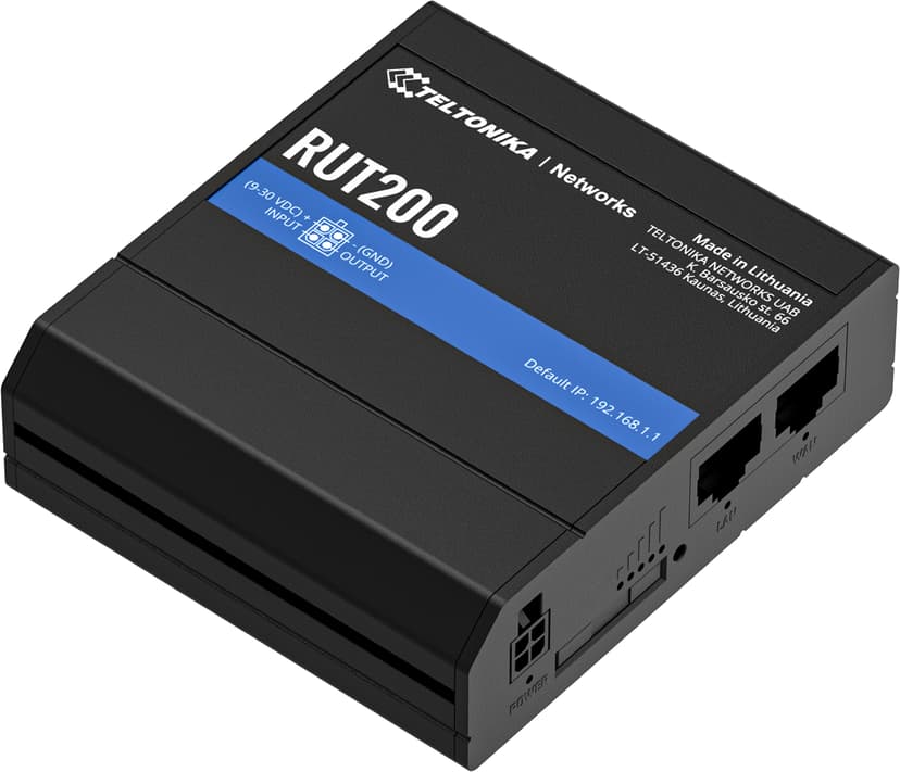 Teltonika RUT200 Industrial Wireless LTE Router