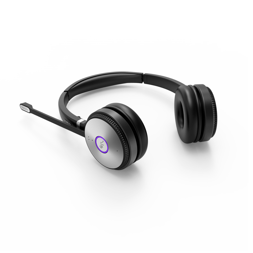 Yealink Wh66 Dual Dect Headset Uc USB Type-A UC Svart