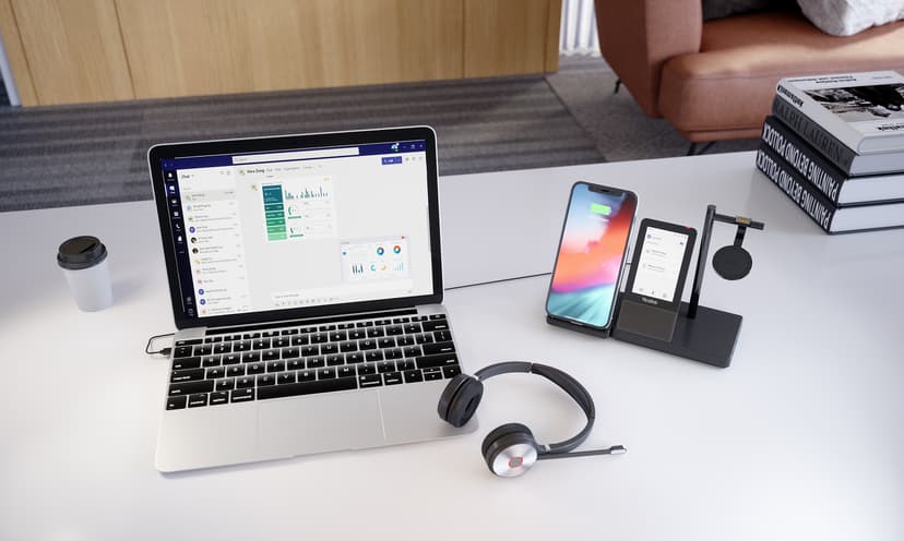 Yealink Wh66 Dual Dect Headset Uc USB Type-A UC Svart