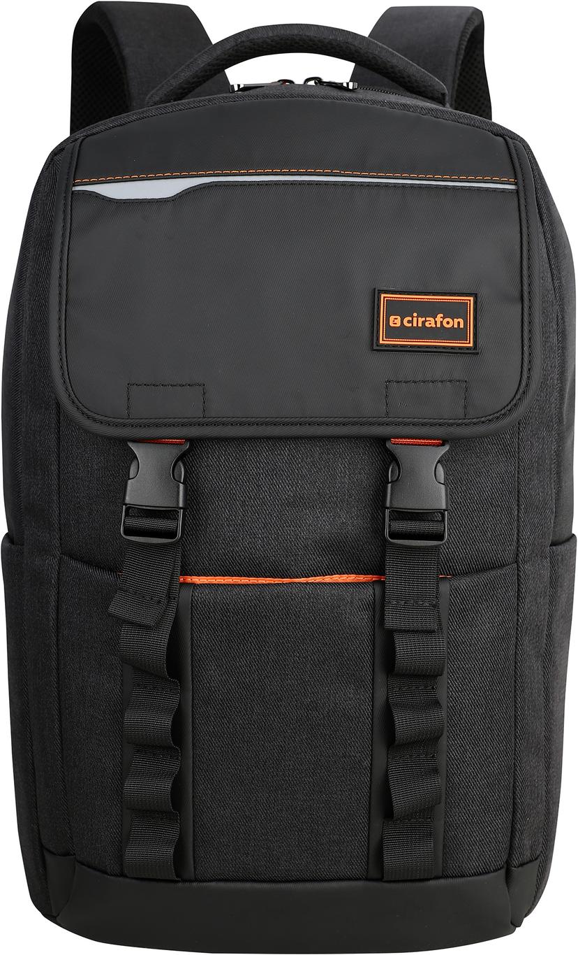 Cirafon Backpack Active 15.6" Nailon Musta