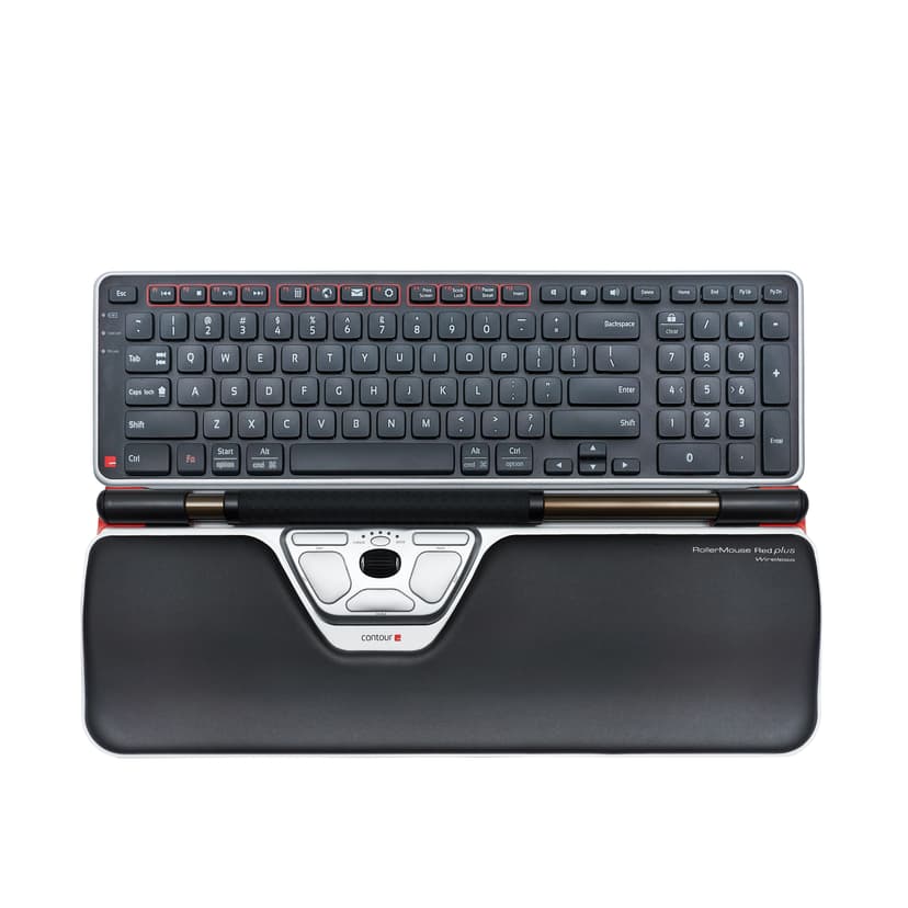 Contour Design RollerMouse Red Plus, wireless Bluetooth + USB Type-C