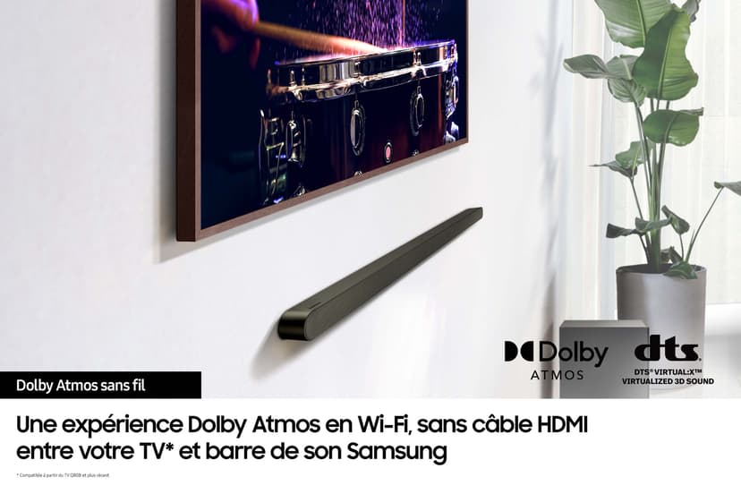 Samsung HW-S710D Soundbar Musta, Titaani