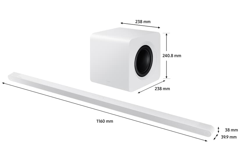 Samsung HW-S811D Soundbar Vit