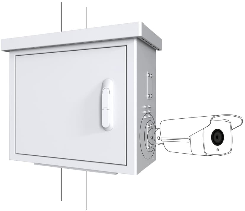 Lanview RCCTV002 hylle 0U Hvit