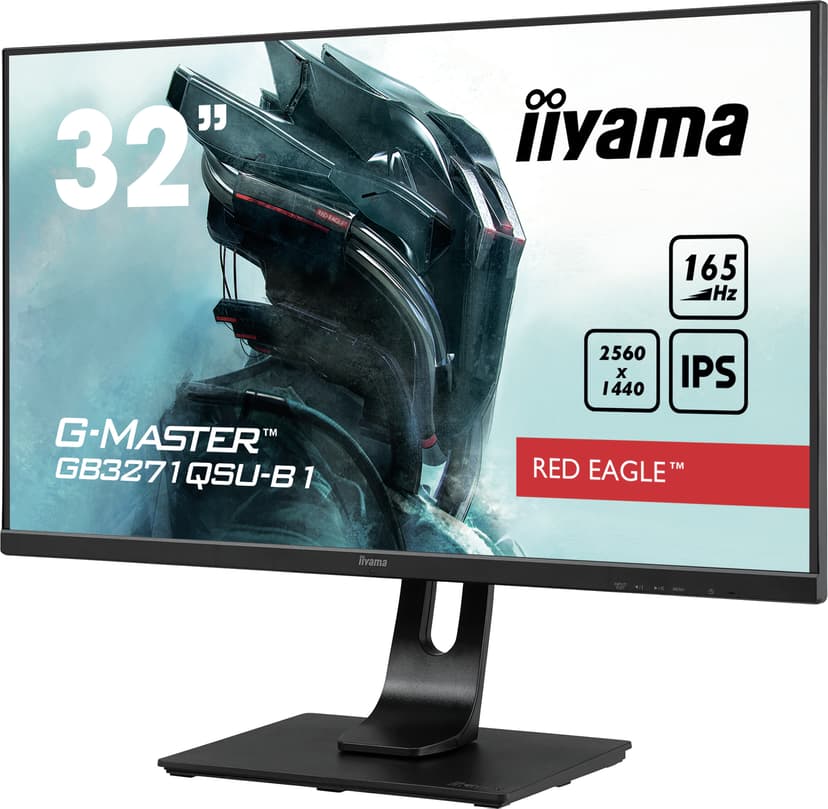 iiyama G-MASTER Red Eagle GB3271QSU-B1 31.5" 2560 x 1440pixels IPS 16:9 165Hz