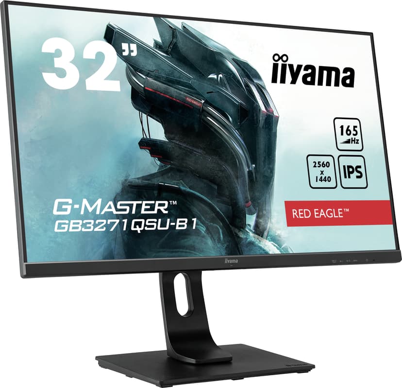 iiyama G-MASTER Red Eagle GB3271QSU-B1 31.5" 2560 x 1440pixels IPS 16:9 165Hz
