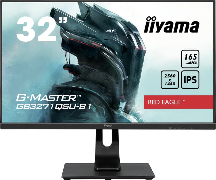 iiyama G-MASTER Red Eagle GB3271QSU-B1 31.5" 2560 x 1440pixels IPS 16:9 165Hz