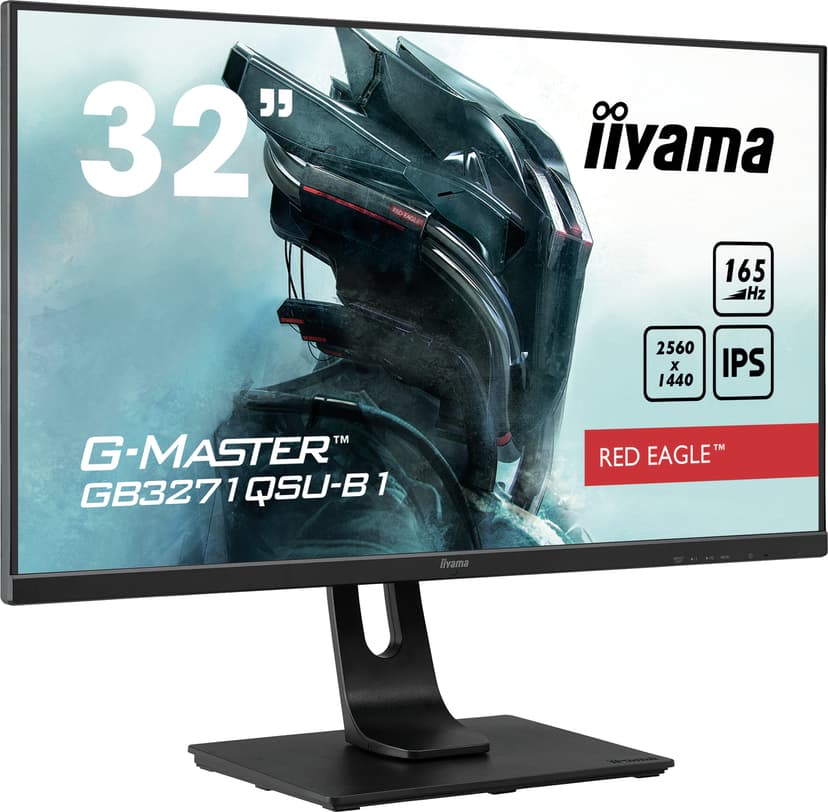 iiyama G-MASTER Red Eagle GB3271QSU-B1 31.5" 2560 x 1440pixels IPS 16:9 165Hz