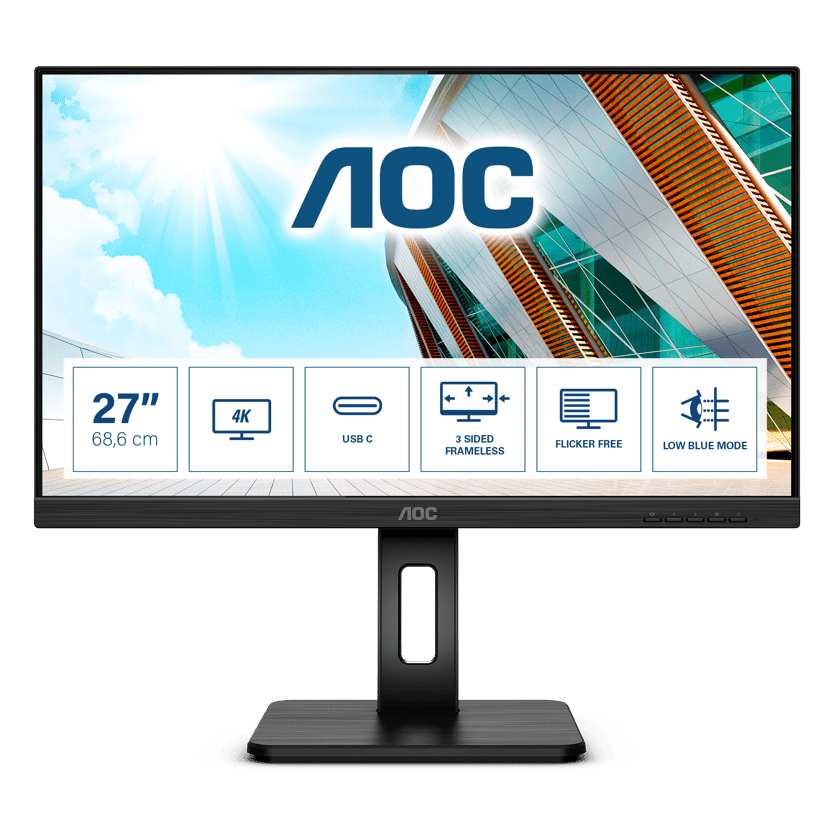 AOC U27P2CA 27" 3840 x 2160pixels IPS 16:9 60Hz