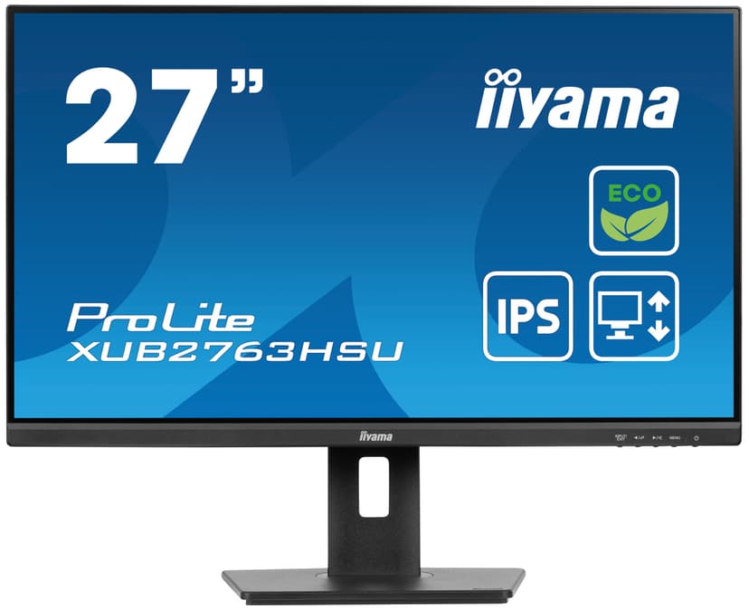 iiyama ProLite XUB2763HSU-B1 computer monitor 68,6 cm (27") 1920 x 1080 Pixels Full HD LED Zwart 27" 1920 x 1080pixels IPS 16:9 100Hz