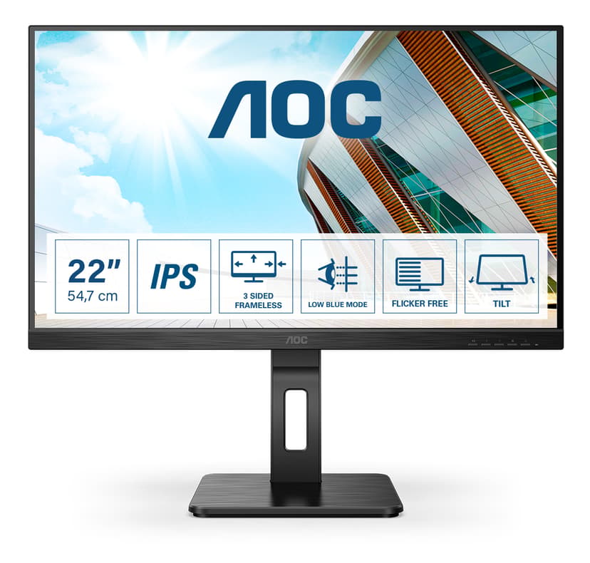 AOC 22P2Q 21.5" 1920 × 1080pixels IPS 16:9 75Hz