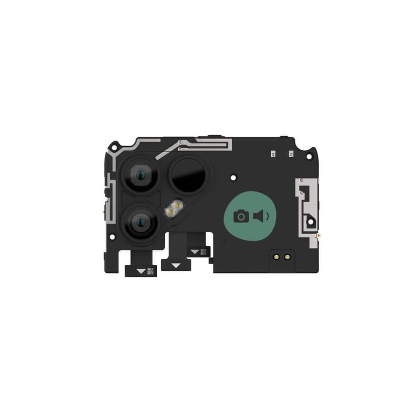 Fairphone F4CAMR-1ZW-WW1 reservedel til mobiltelefon Bakkameramodul Sort