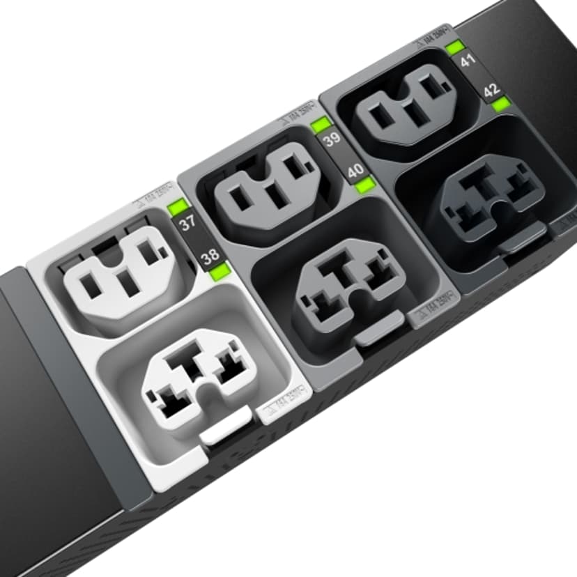 APC APDU10450ME energiedistributie 48 AC-uitgang(en) 0U Zwart