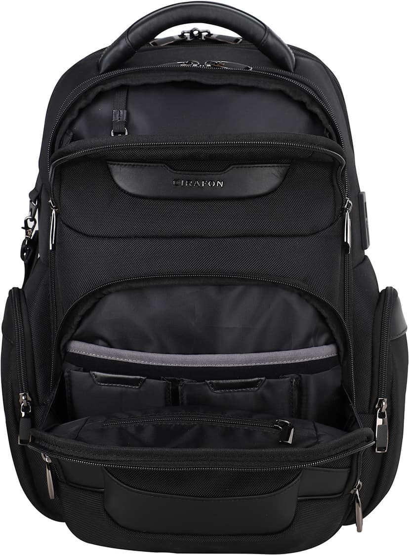 Cirafon Backpack City Pro III 16" Nylon Sort