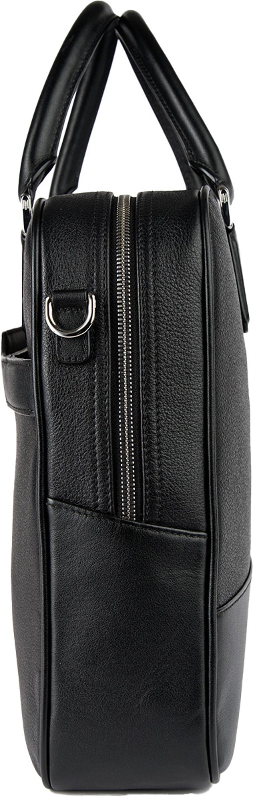 Cirafon Barolo Leather Datorväska 16" Äkta läder Svart