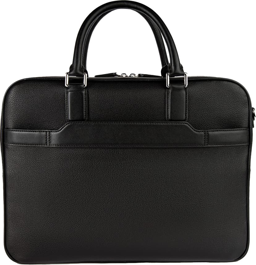 Cirafon Barolo Leather Datorväska 16" Äkta läder Svart