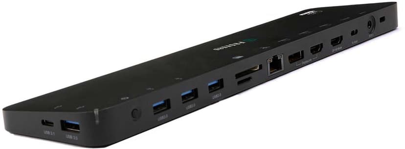 Prokord USB-C dokkingstasjon Black DisplayLink 80 watt USB-C 3.2 Gen 1 (3.1 Gen 1)