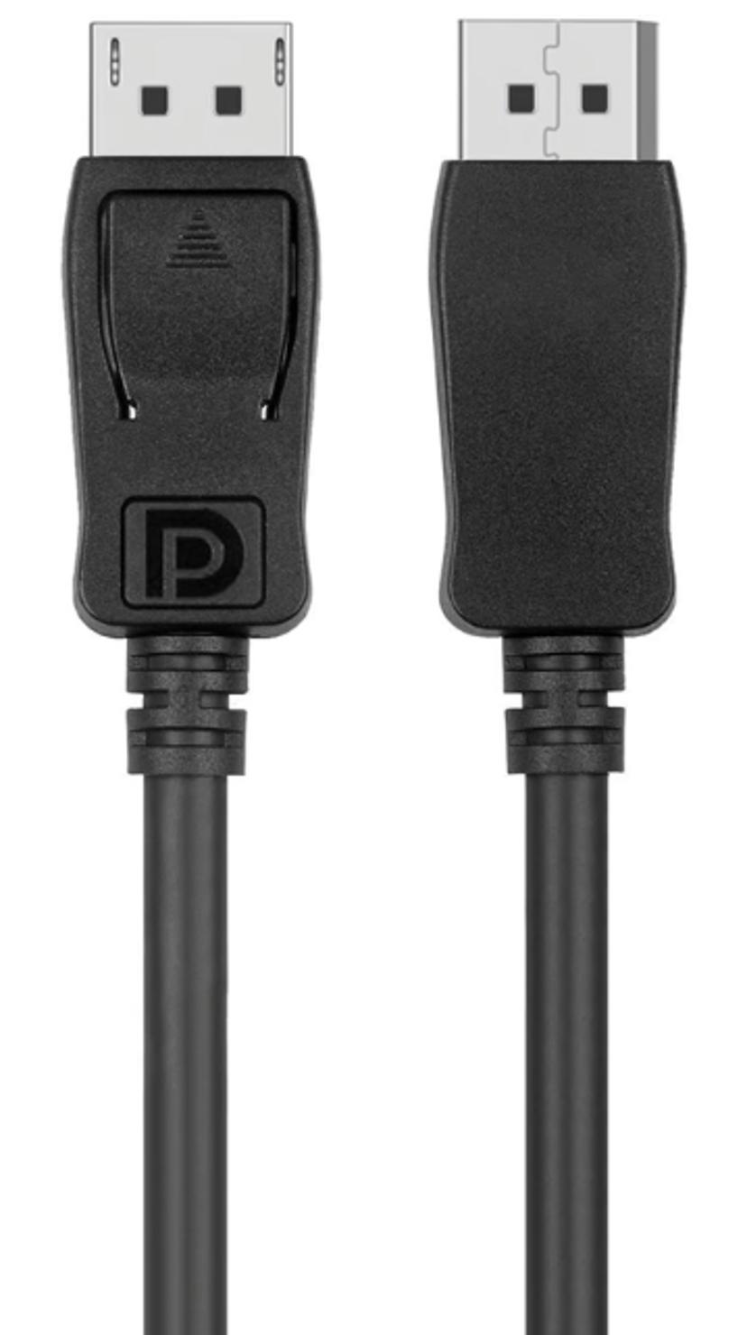 Prokord Displayport Cable 1m DP 1.4 - Black 1m DisplayPort DisplayPort Svart