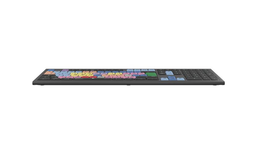 Logickeyboard LKB-MCOM4-A2M-UK tangentbord Spela USB QWERTY Engelsk Svart Kabel Engelsk