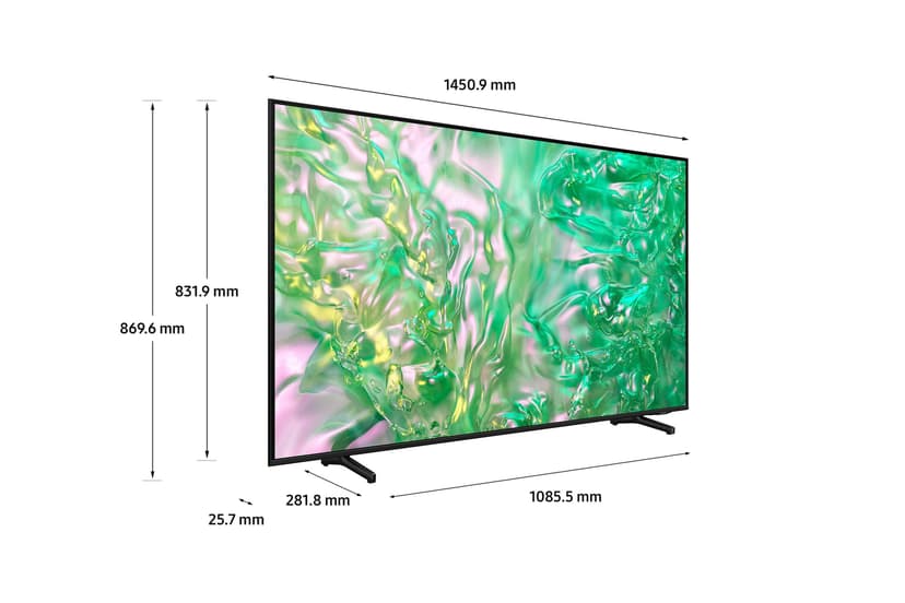 Samsung DU8075 75" 4K LED Smart TV (2024) - (Kuppvare klasse 2)