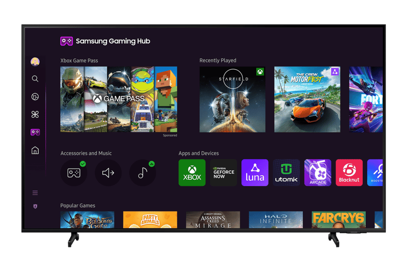 Samsung DU8075 75" 4K LED Smart TV (2024) - (Kuppvare klasse 2)