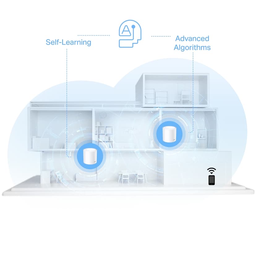 TP-Link Deco X10 Wi-Fi 6 AX1500 Mesh 1-Pack