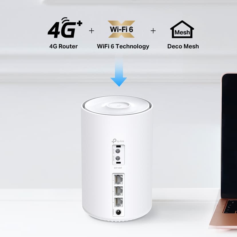 TP-Link Deco X10 Wi-Fi 6 AX1500 4G+ Mesh 1-Pack