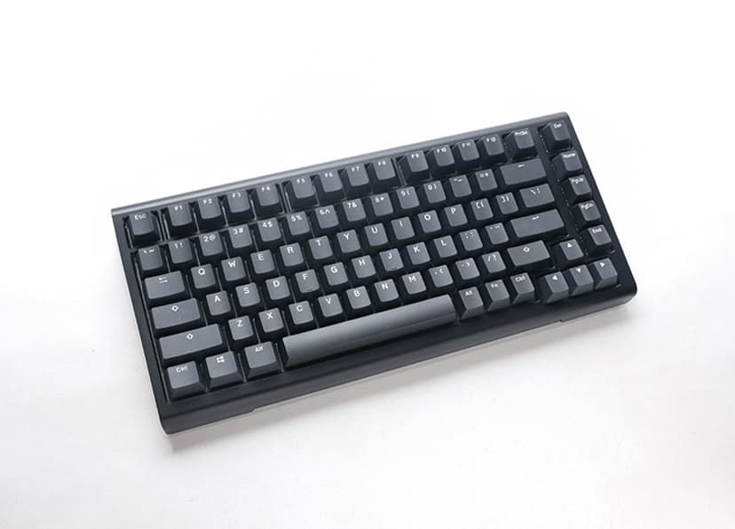 Ducky Tinker 75 Prebuilt Iso Black Mx Cherry Blue Kabel Cherry MX Blue Nordisk
