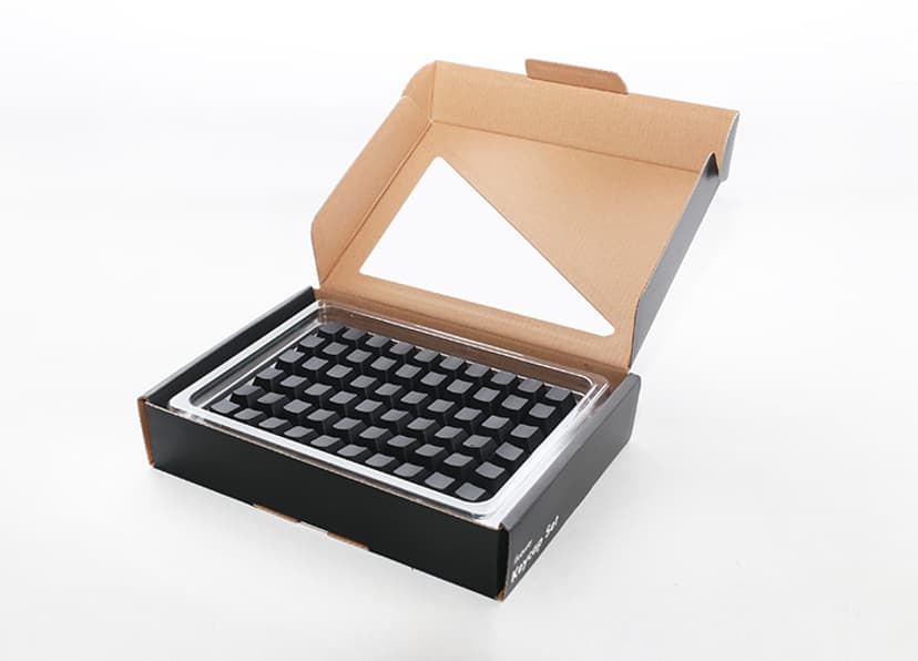 Ducky Blank 132 Keycap Set Cherry Profile Pbt Black